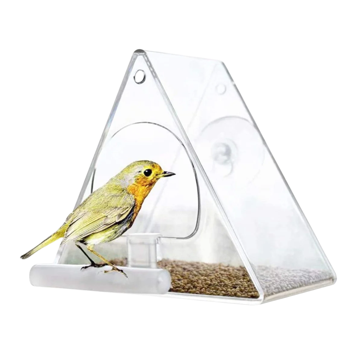 Acrylic Window Bird Feeder Ultra-strong Suction Cup