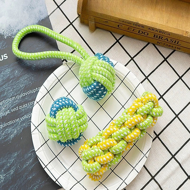 Dog Plaything Rope Ball, Interactive