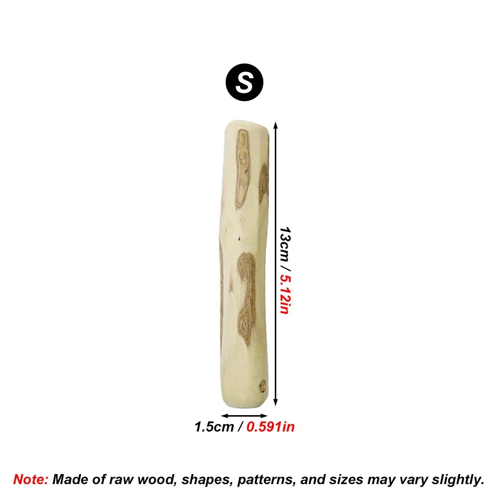 Natural Coffee Wood Dog Chew Stick Durable Dental Teeth – Dog Supplies