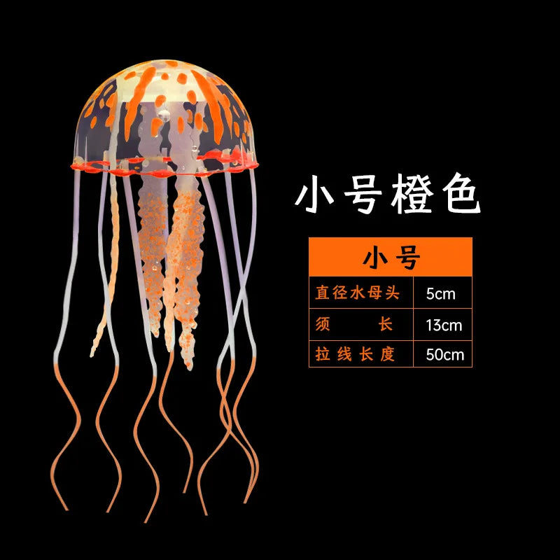 Artificial Fluorescent Simulation Jellyfish – 7 Colors