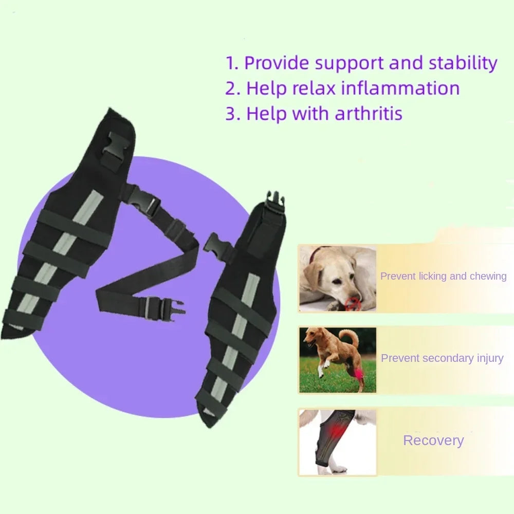 Pet Puppy Knee Pads Dog Back Leg Braces for - MyPetDollar.com