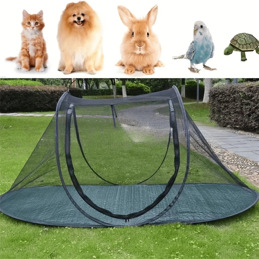 Foldable Camping Cat & Dog Door Stops Durable Grip Cloth Mesh – Cat Toys & Play