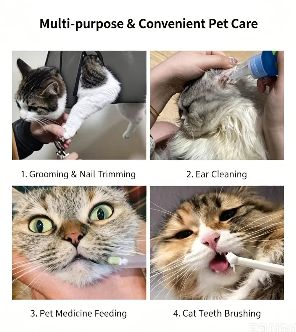 Pet Cat Grooming Hammock Helper Anti Scratch - MyPetDollar.com