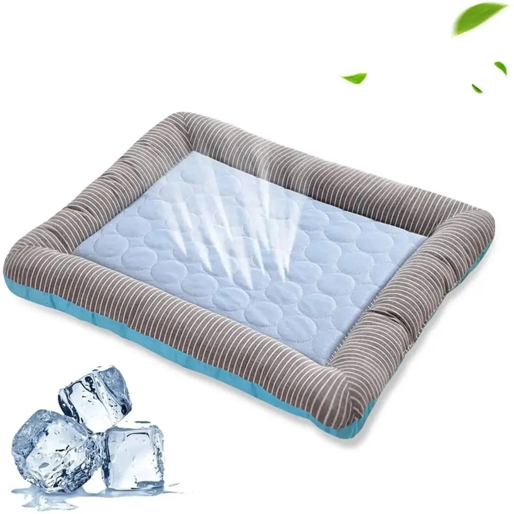 Ice Silk Material Cooling Pad Bed for Dogs - MyPetDollar.com
