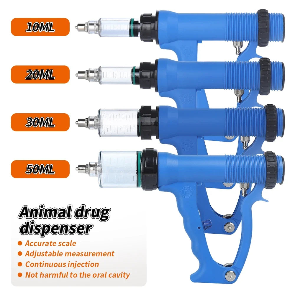 1 Pc Continuous Syringe Veterinary Dosing - MyPetDollar.com