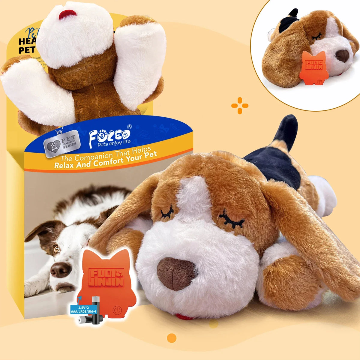 Halloween Themed Plush Dog Toys – 6 Colors