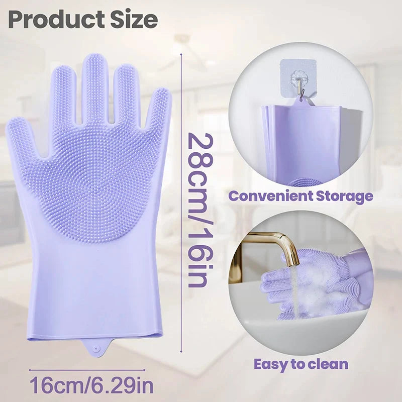 Pet Grooming Bathing Gloves Dog Cat Bathing - MyPetDollar.com