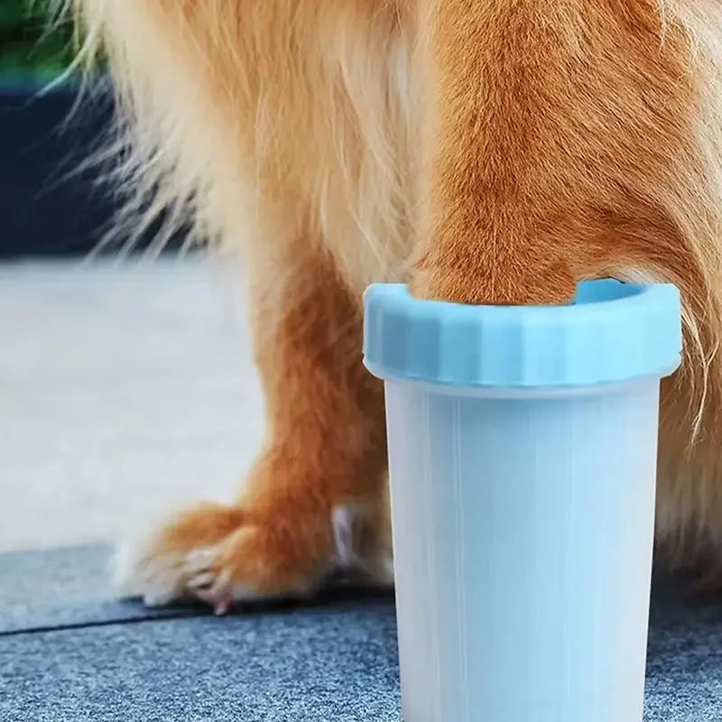 Soft Silicone Dog Paw Washer Cup Portable - MyPetDollar.com