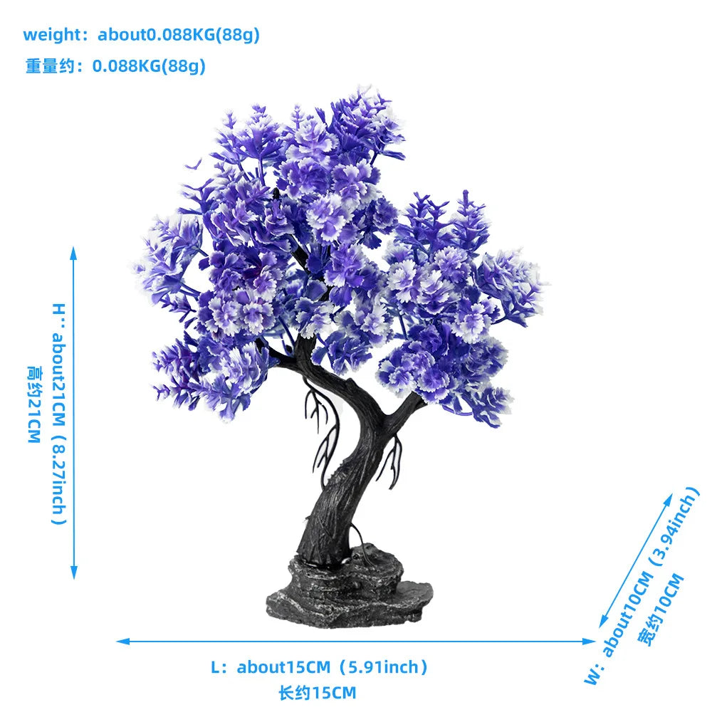 New Simulation Moss Tree Fish Tank - MyPetDollar.com