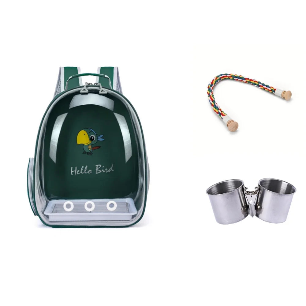 Portable Bird Carrier Bird Backpack with - MyPetDollar.com