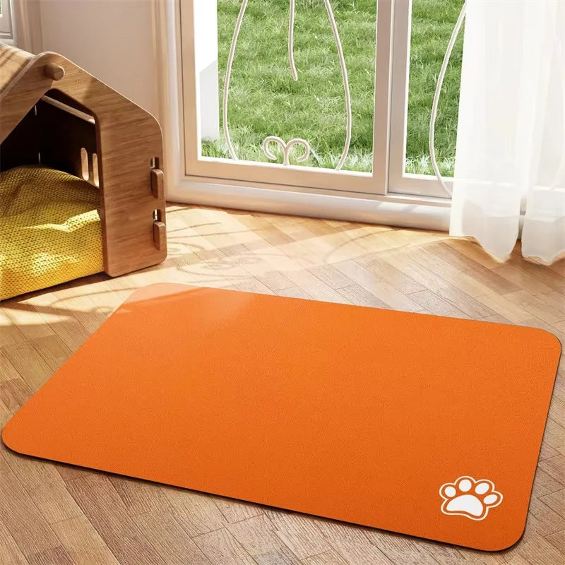 VIKAMA Gray Minimalist Pet Feeding Mat - MyPetDollar.com