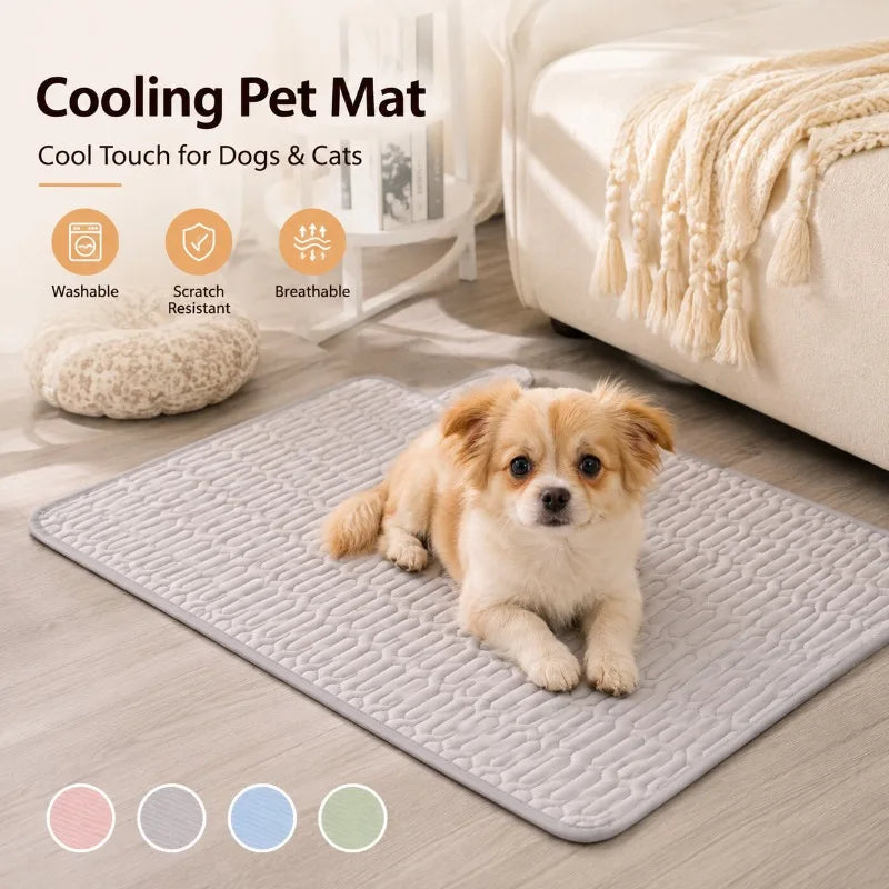 Pet Cooling Mat for Dogs Cats, Washable - MyPetDollar.com