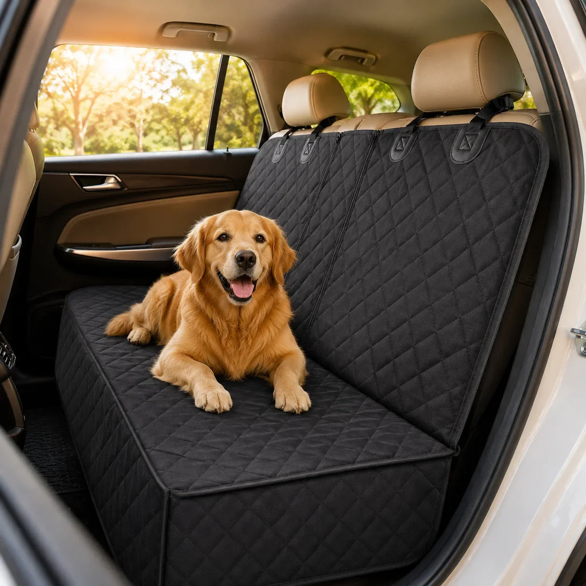 Waterproof Dog Car Seat Cover for Back Seat, - MyPetDollar.com