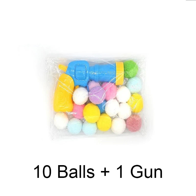 Cat Plush Ball Shooting Gun Relieving Depression Silent