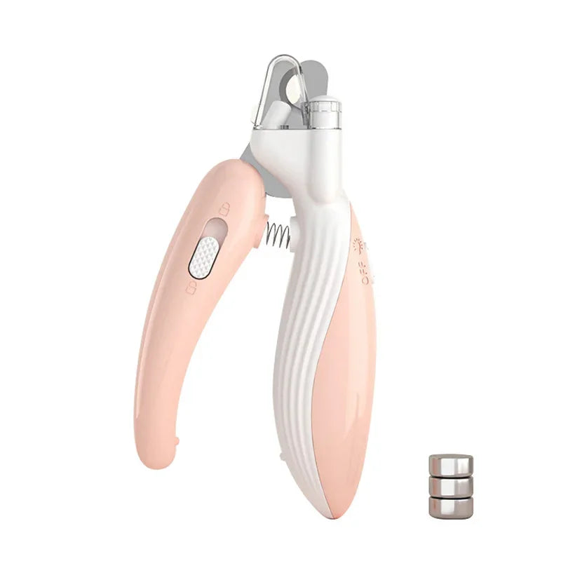 Professional Pet Nail Clippers with LED Light – 6 Colors