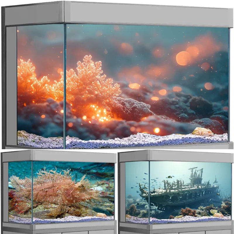 3D Underwater Coral Aquarium Sticker - MyPetDollar.com