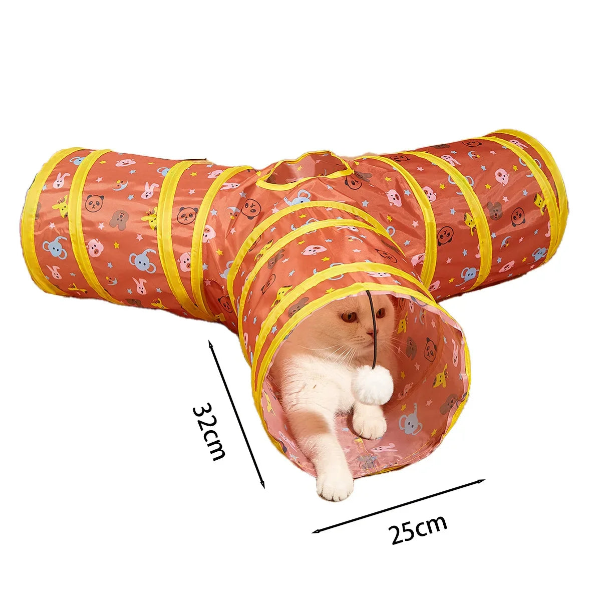Cat Tunnel Tube Kitty Tunnel Bored Cat Pet - MyPetDollar.com