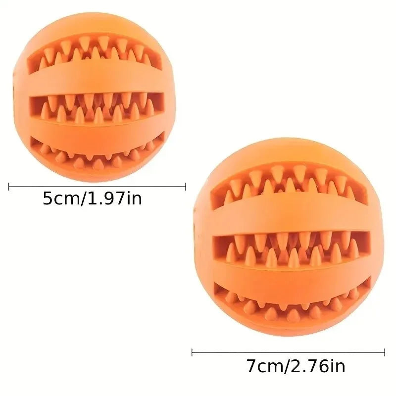 1/2Pcs Dog Toy Ball, Nontoxic Bite Resistant - MyPetDollar.com