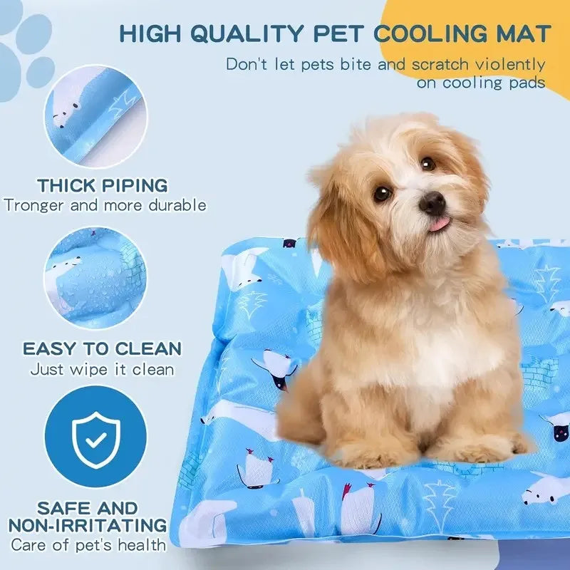 Cute Floor Mat Cool Pet Cooling Mat Self - MyPetDollar.com
