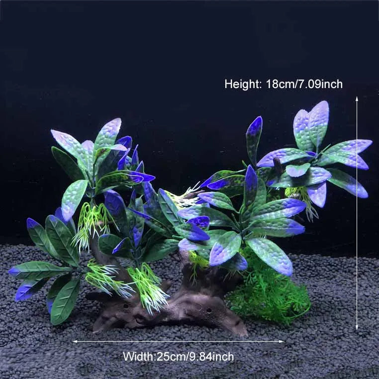 Artificial Aquarium Decor Plants Plastic - MyPetDollar.com