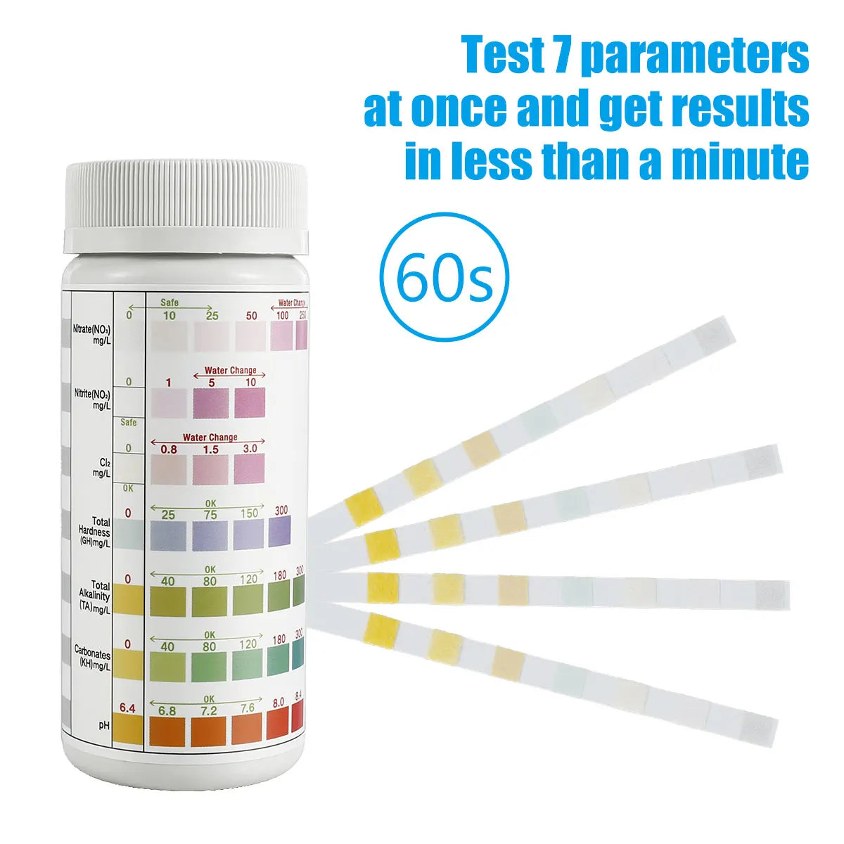 100Pcs Aquarium Test Strips Water Quality - MyPetDollar.com