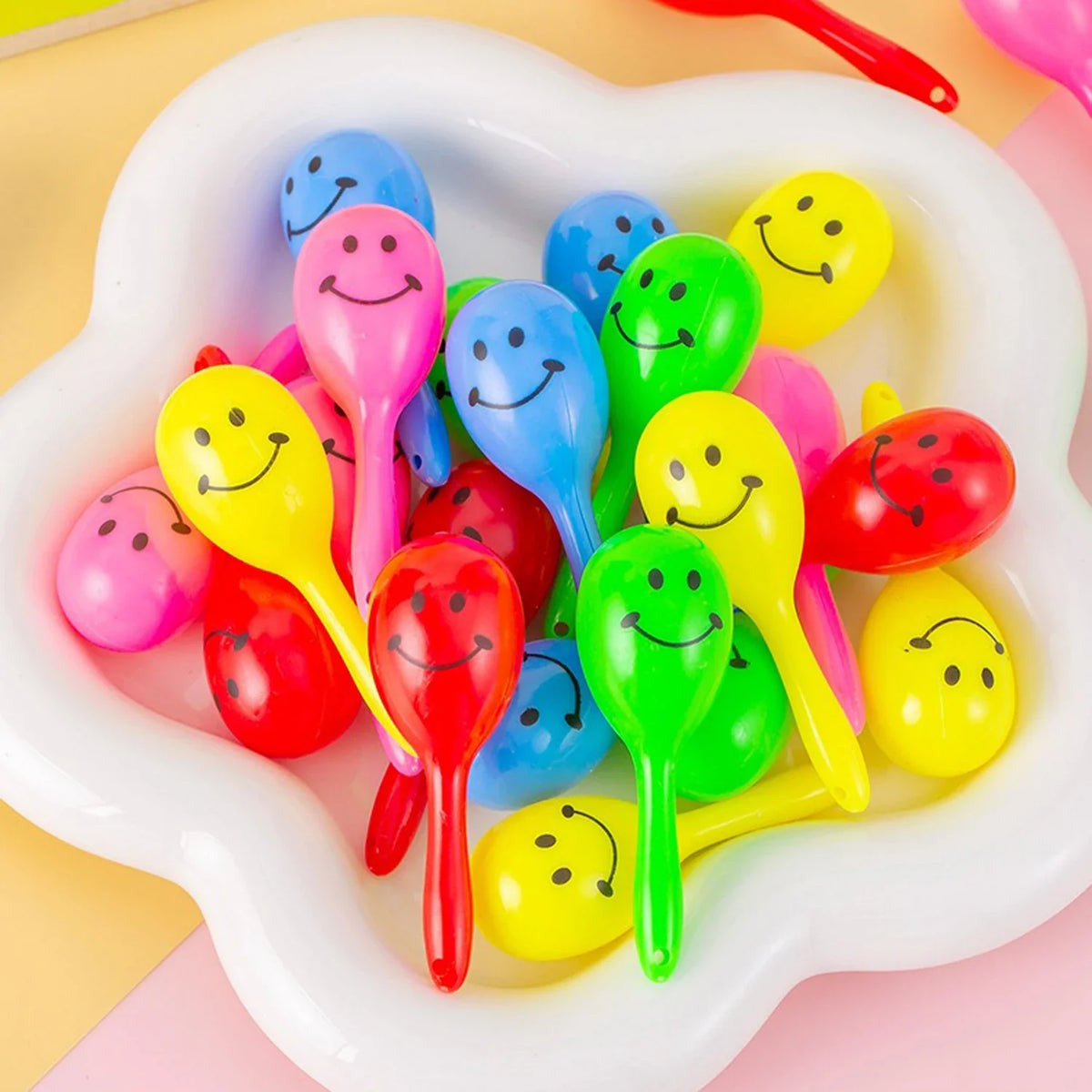 Cute Parrot Rattle Sand Hammer Ball