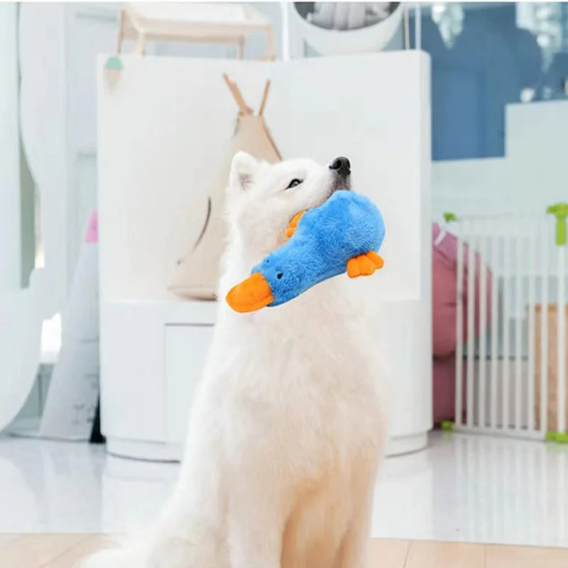 Dog Plush Sound Toy Yellow Duck Pet - MyPetDollar.com