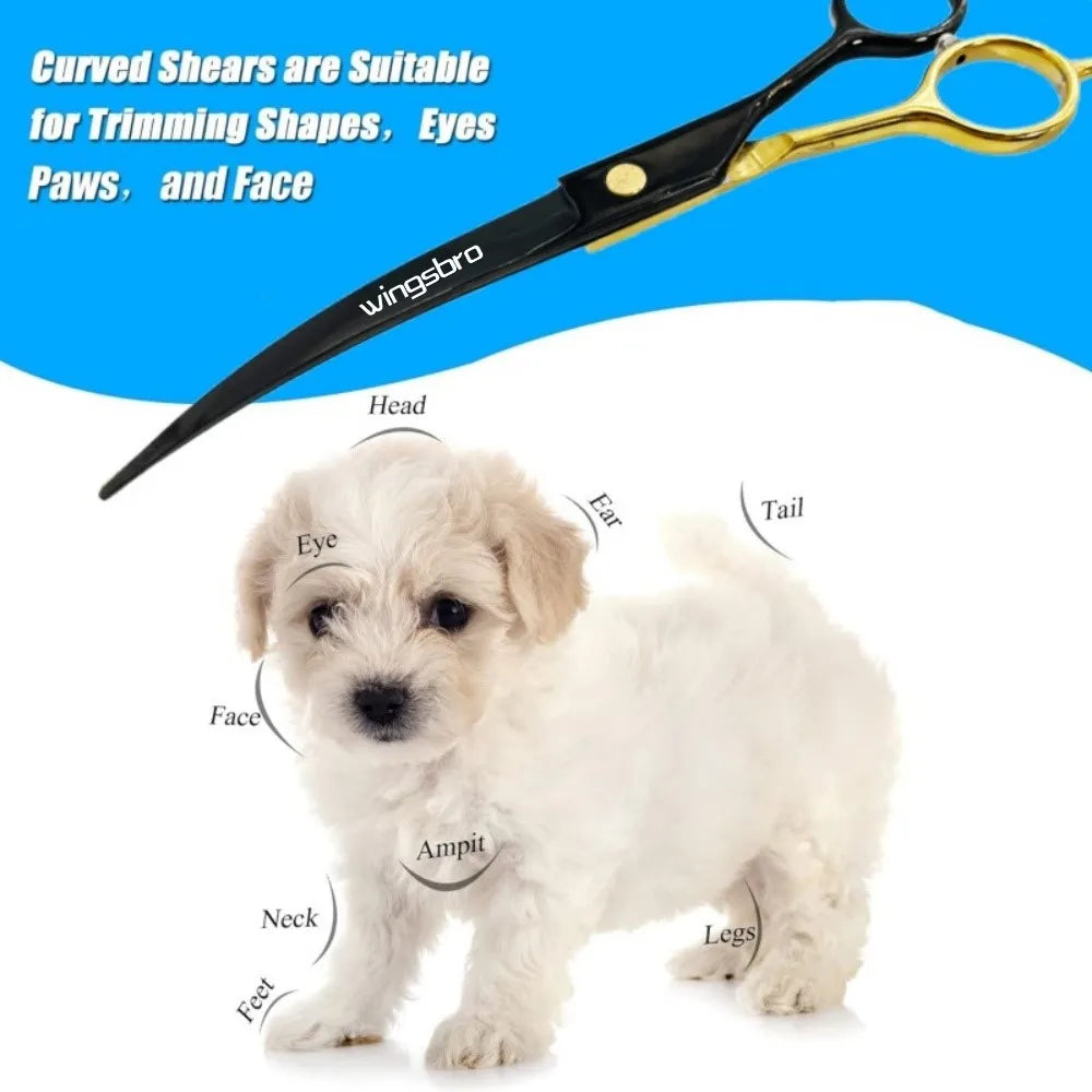 Pet Grooming Scissors 7inch Right and Left - MyPetDollar.com