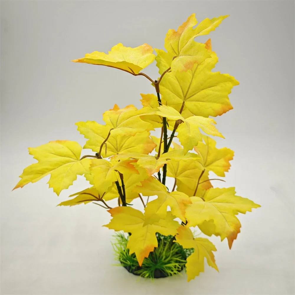 30cm Aquarium Artificial Decoration Yellow - MyPetDollar.com