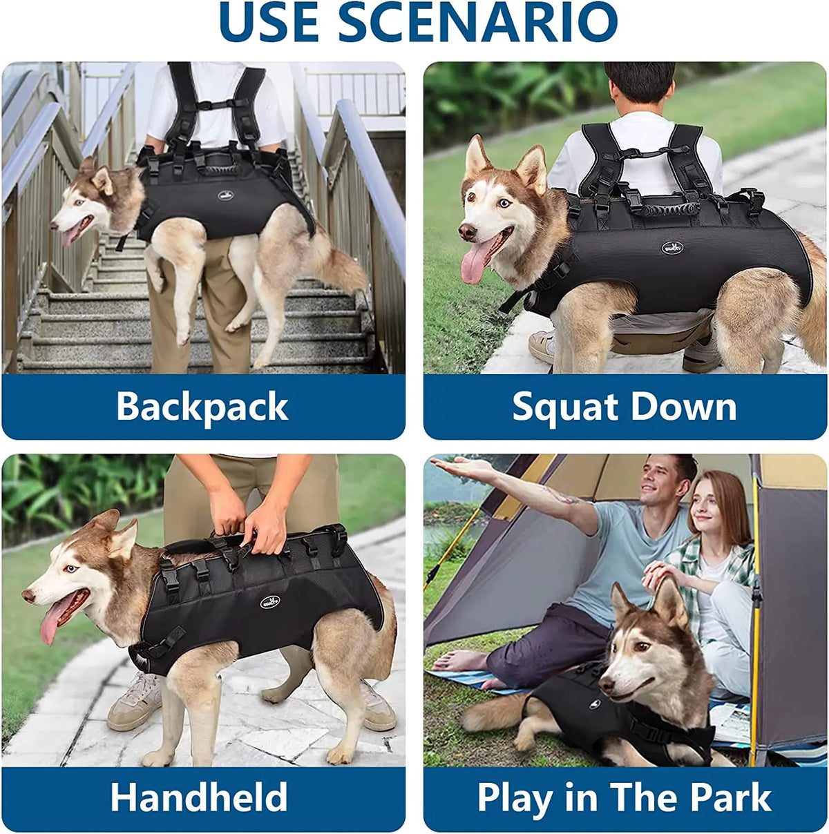 Wakytu Dog Lift Harness Sling Carrier for - MyPetDollar.com