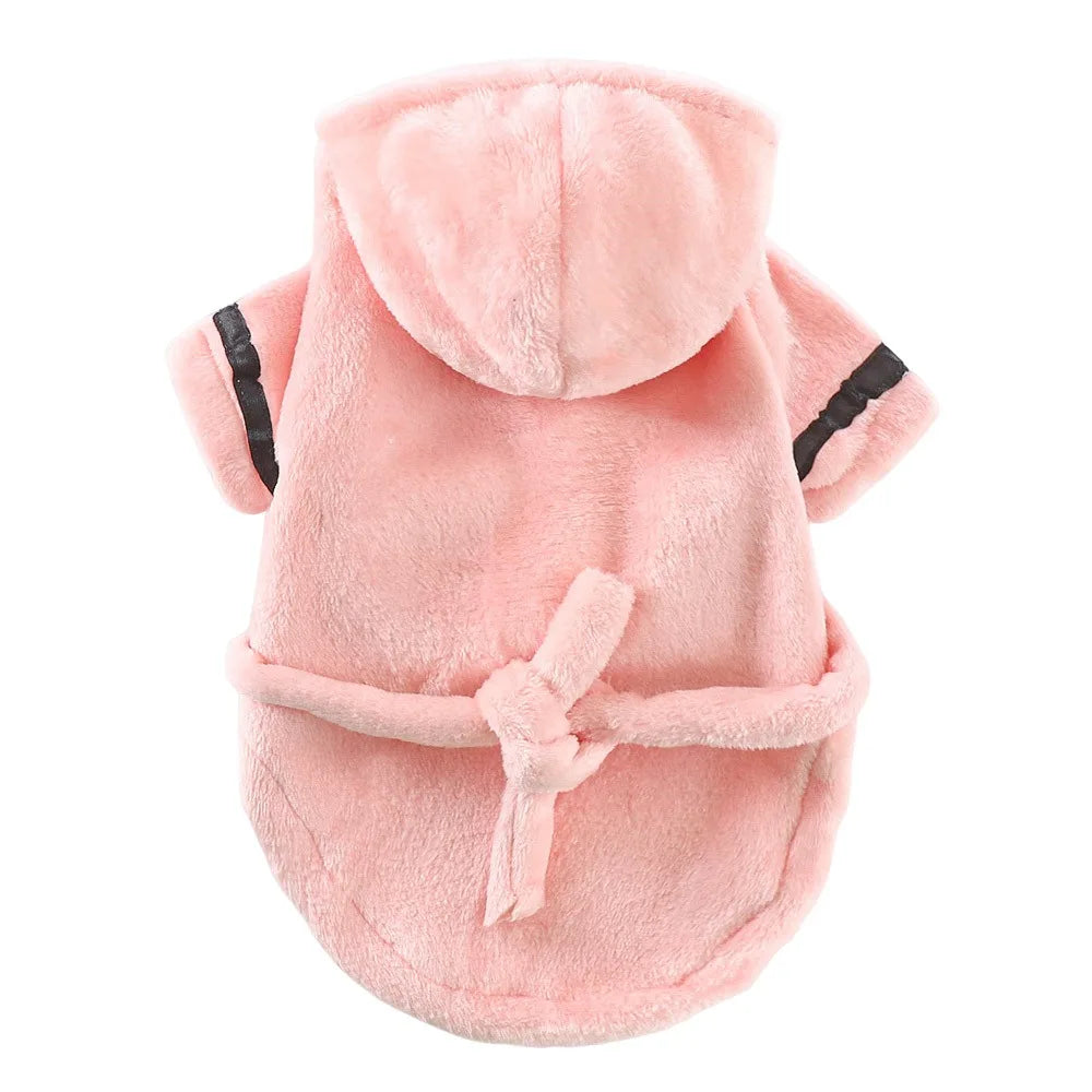 Cute Quick-drying Dog Bathrobe Absorbent - MyPetDollar.com