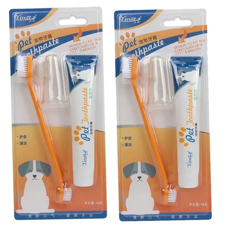Universal Toothpaste Toothbrush Set Dog Gum Care Products Kit