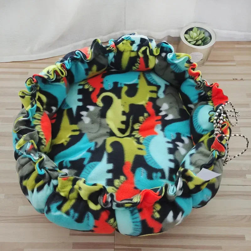 Soft Cat Bed Fluffy Adjustable Cat Cushion - MyPetDollar.com