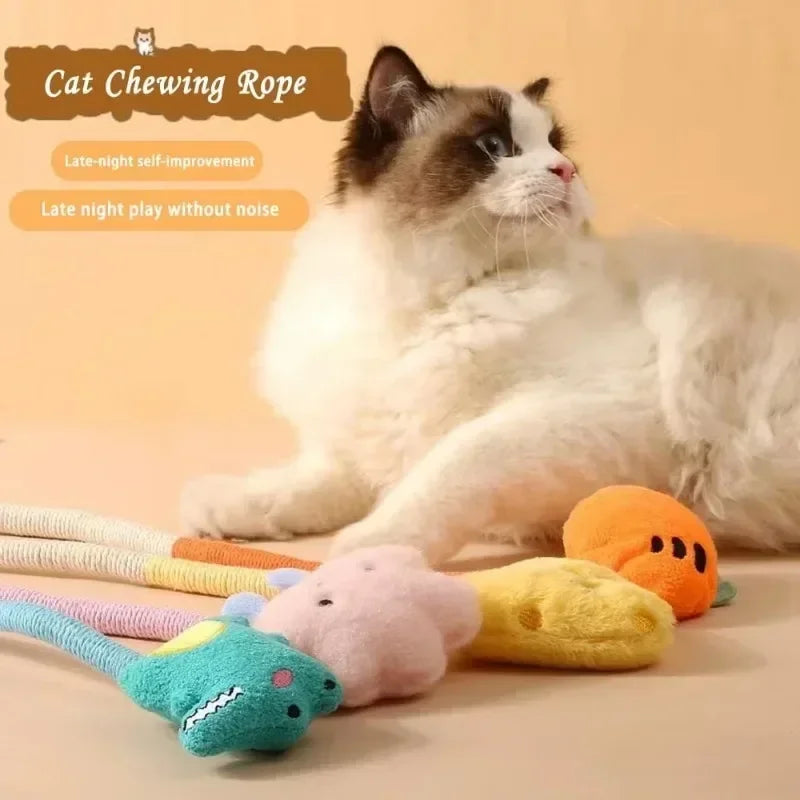 Cat Scratcher Rope Toy Cotton Rope - MyPetDollar.com