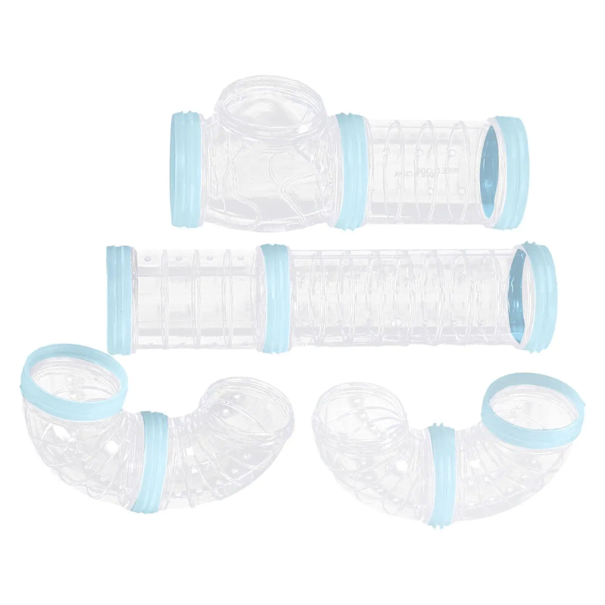 8Pcs Hamster Tubes Set Connection Tunnels - MyPetDollar.com