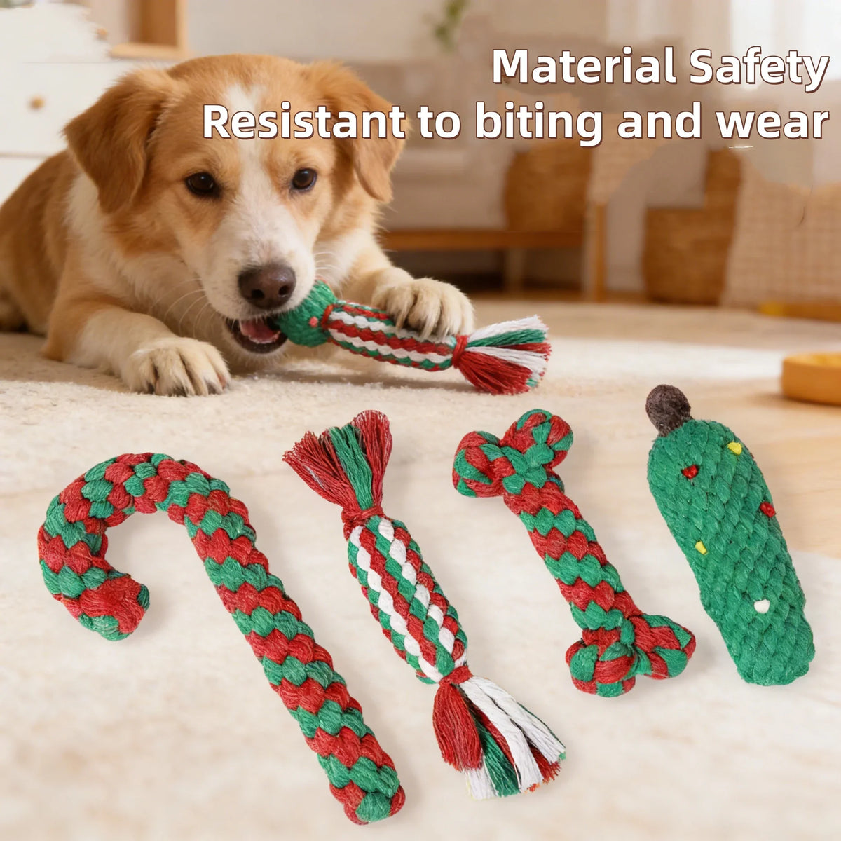Interactive Pet Chewing Toy for Dogs Cotton - MyPetDollar.com