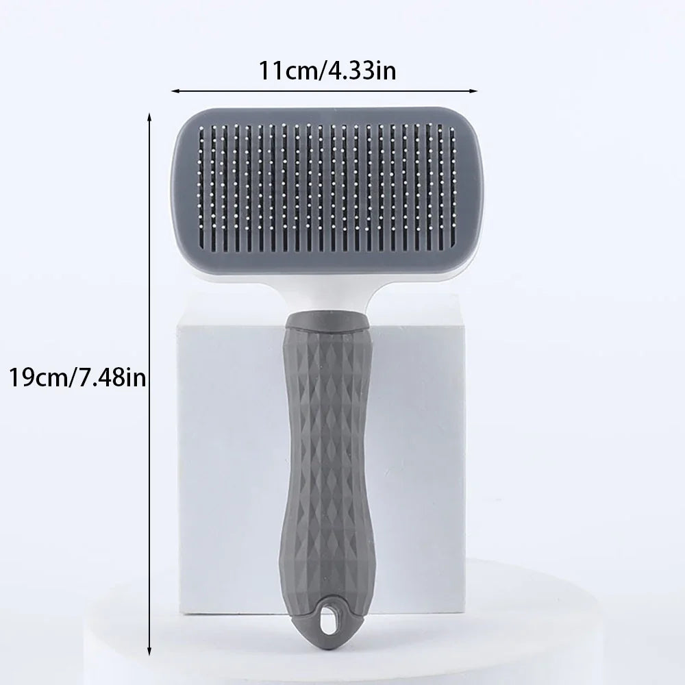 Pet Dog Brush Cat Comb Self Cleaning Pet - MyPetDollar.com