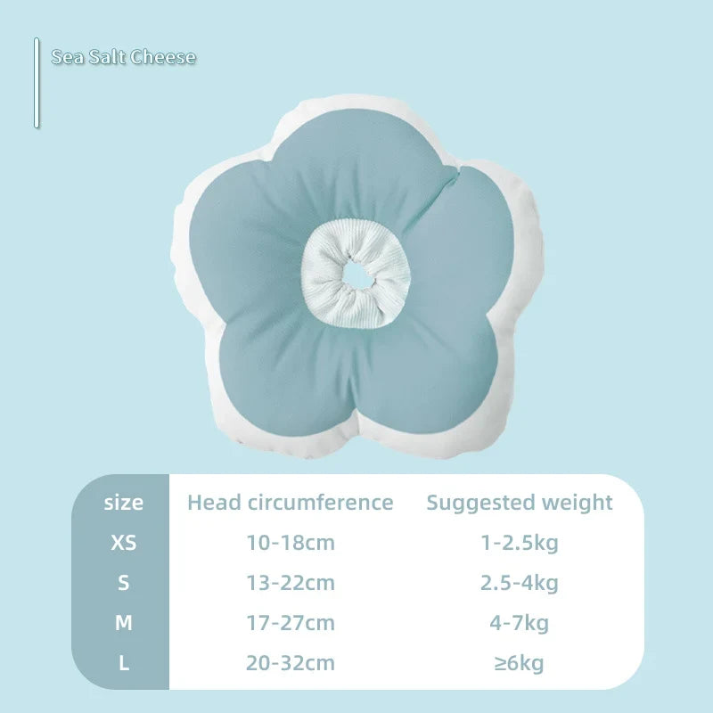 HOOPRT Cat Flower Elizabeth Cotton Neck Pet - MyPetDollar.com