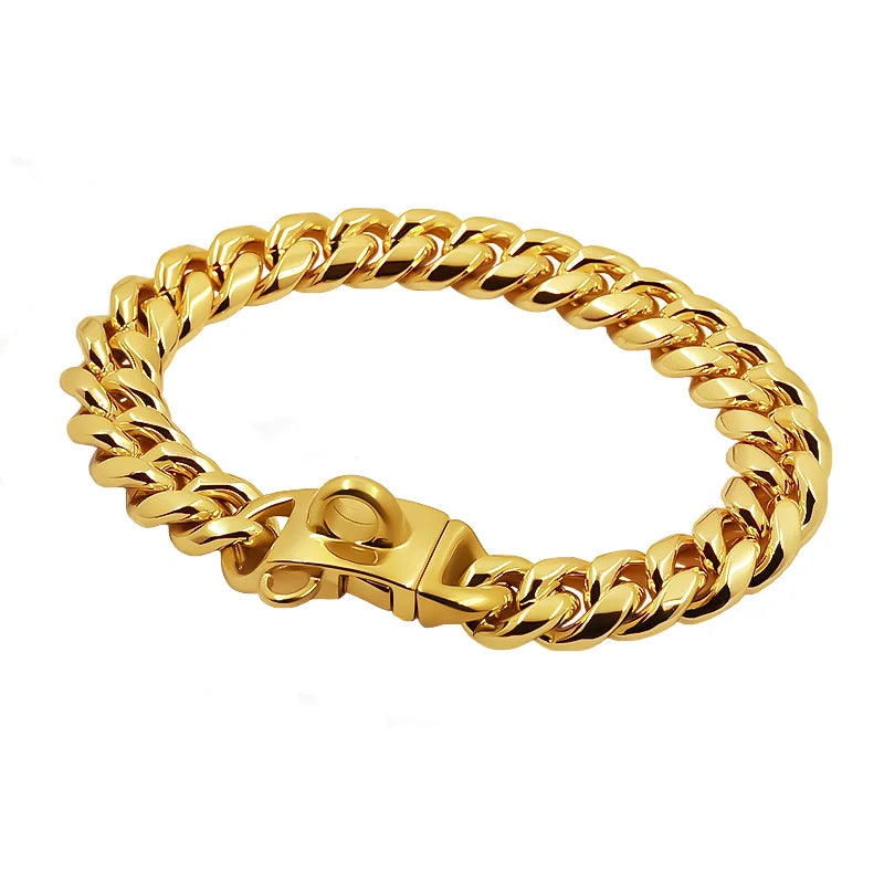 Metal Dog Collar Stainless Steel Pet Choker - MyPetDollar.com