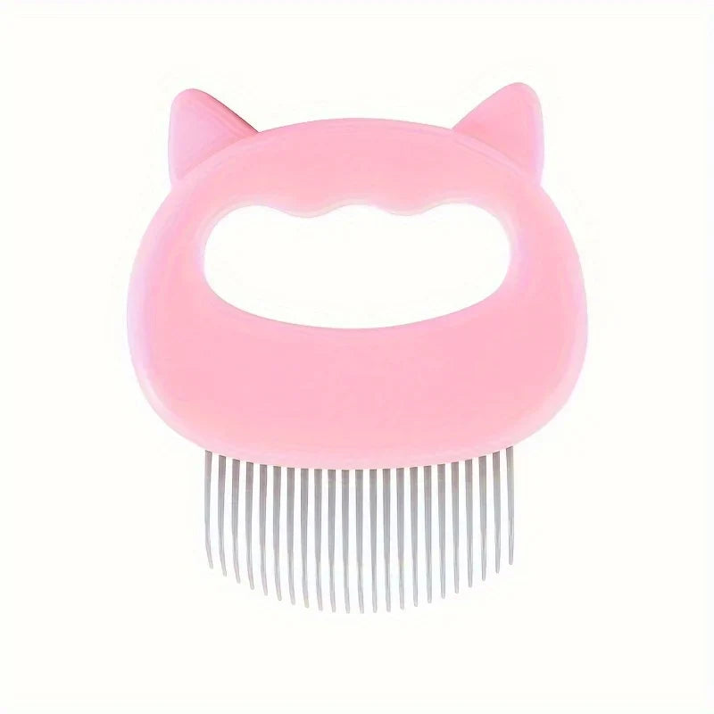 Pet Hair Removal Massaging Shell Grooming Comb Soft Deshedding Brush