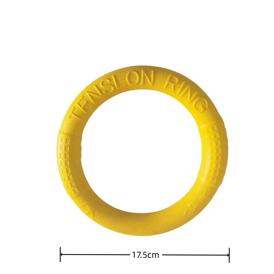 Orange Dog Toys Pet Flying Disk Training Ring – Dog Supplies