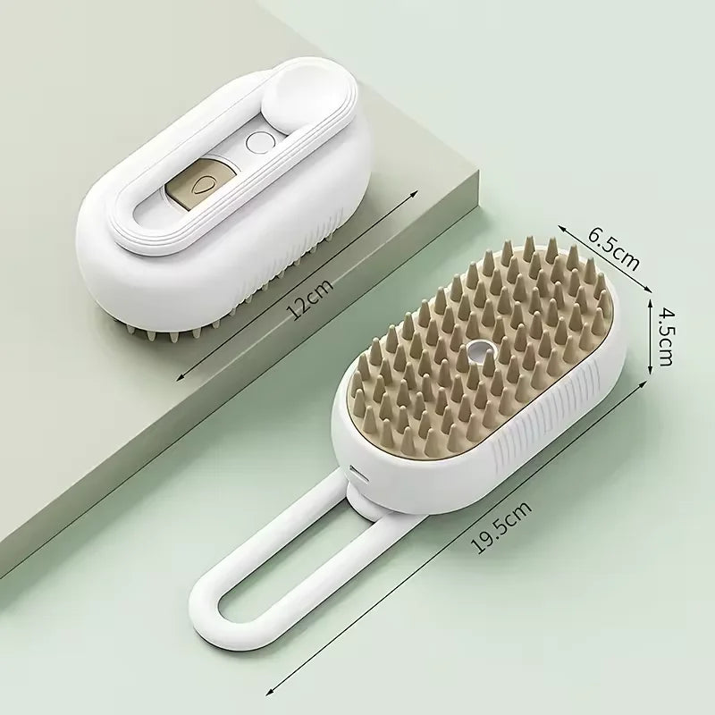 Steam Grooming Brush Cat Vaporizer Pet Hair – 2 Colors