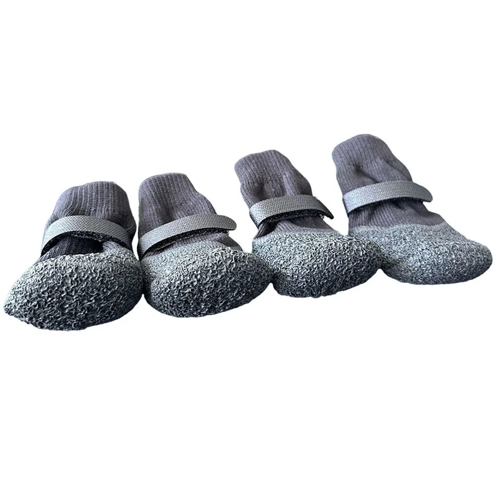 4Pcs/Set Portable Anti-slip Dog Shoes - MyPetDollar.com
