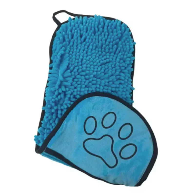 Super Absorbent Chenille Pet Drying Glove
