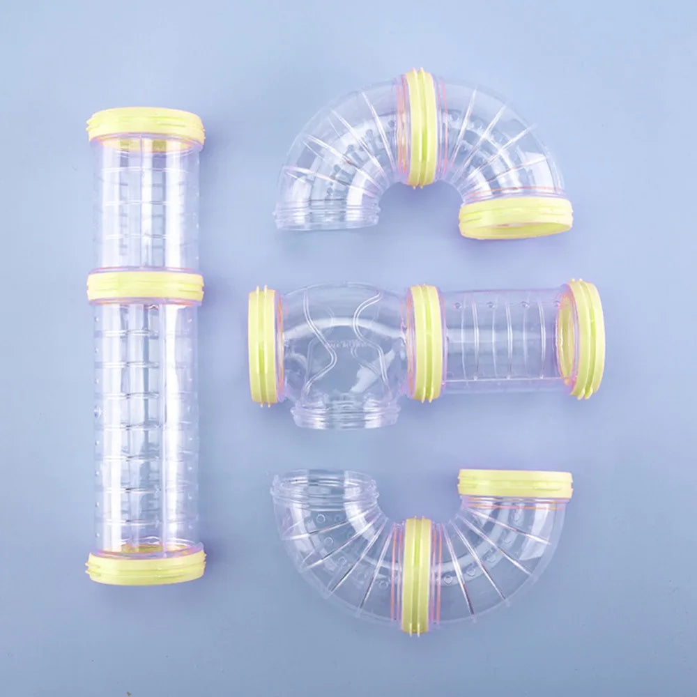 DIY Hamster Tunnel Tubes Set Transparent 5 5cm Diam – Small Pet Supplies