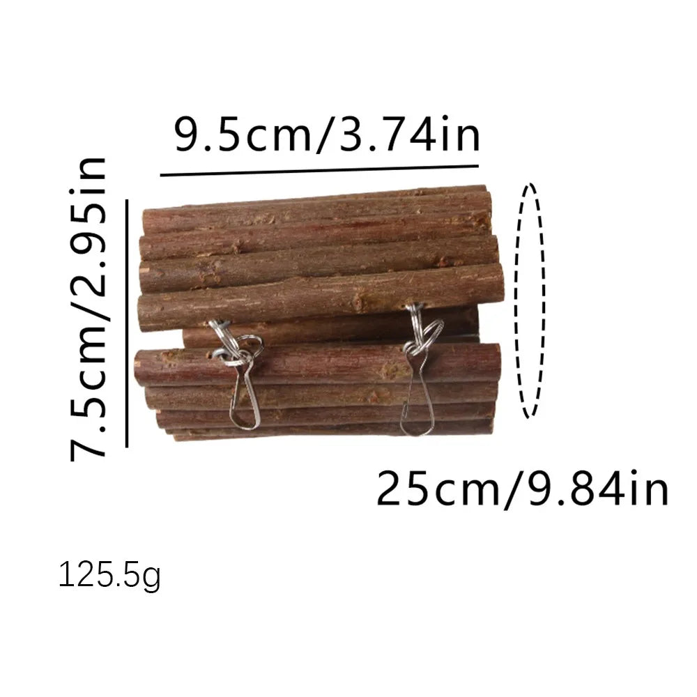 Wooden Hamster Tunnel Chew Toy Pet Climb - MyPetDollar.com