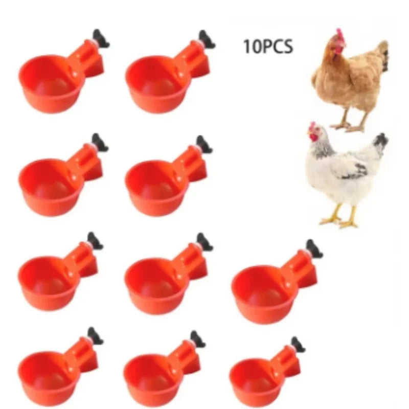 2 Automatic Poultry Water Drinking Bowl – 2 Colors
