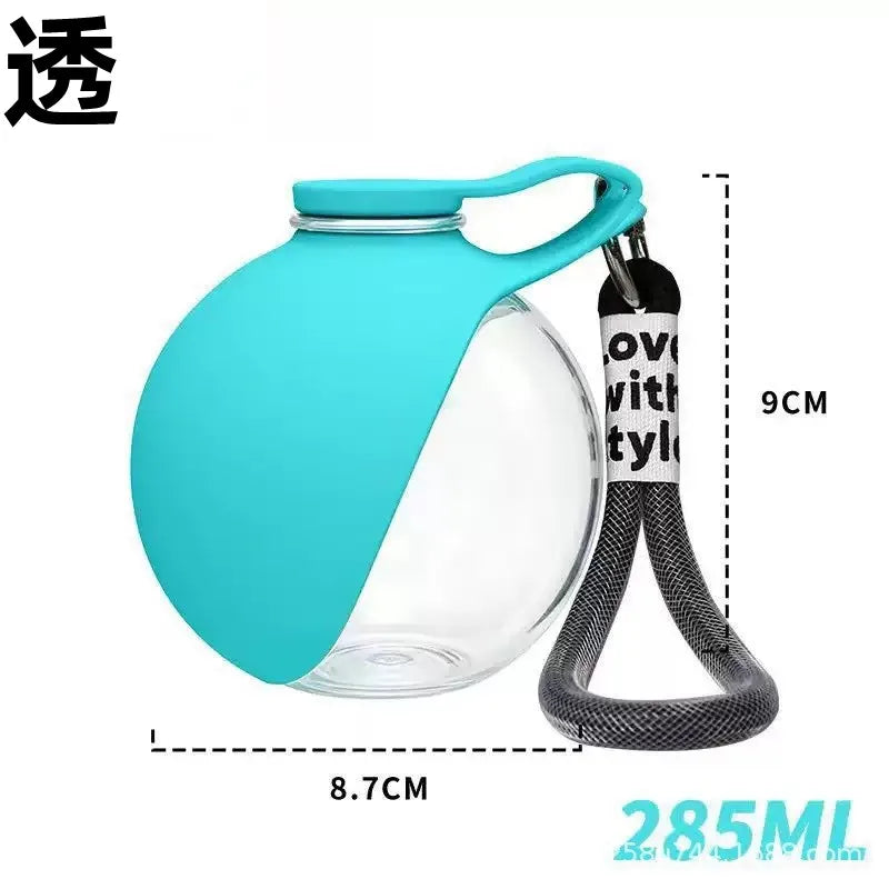 Portable Dog Water Bottle Stainless Steel Travel Cat Dispenser