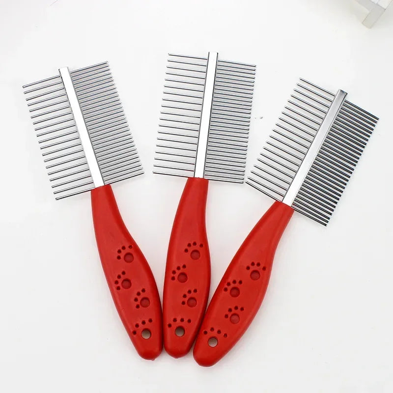 Two-sided Dog Comb Hair Removal Brush Flea - MyPetDollar.com