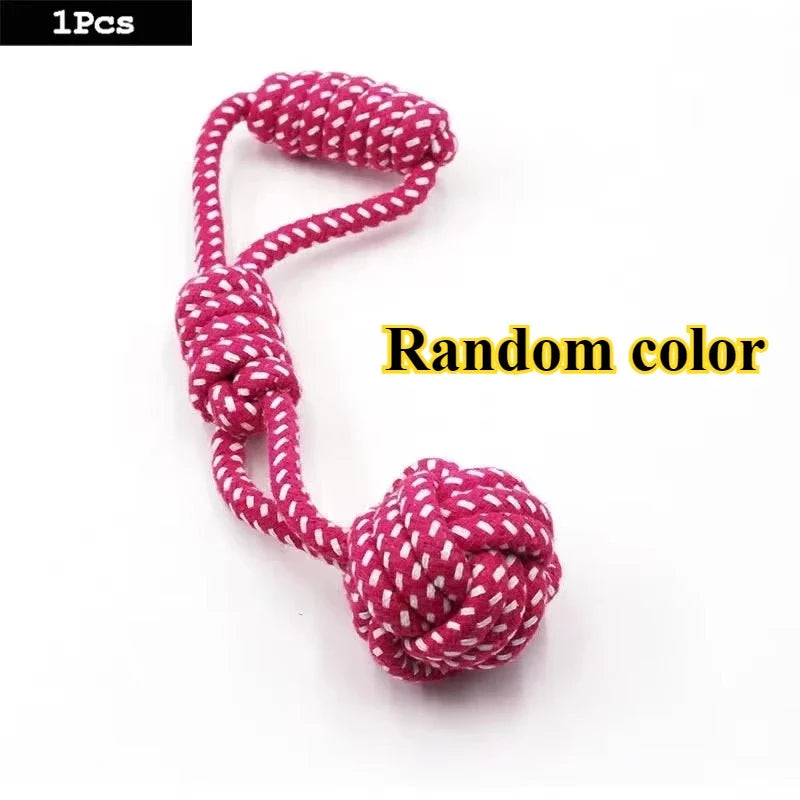 Durable Braided Cotton Rope Dog Chew Toys, - MyPetDollar.com
